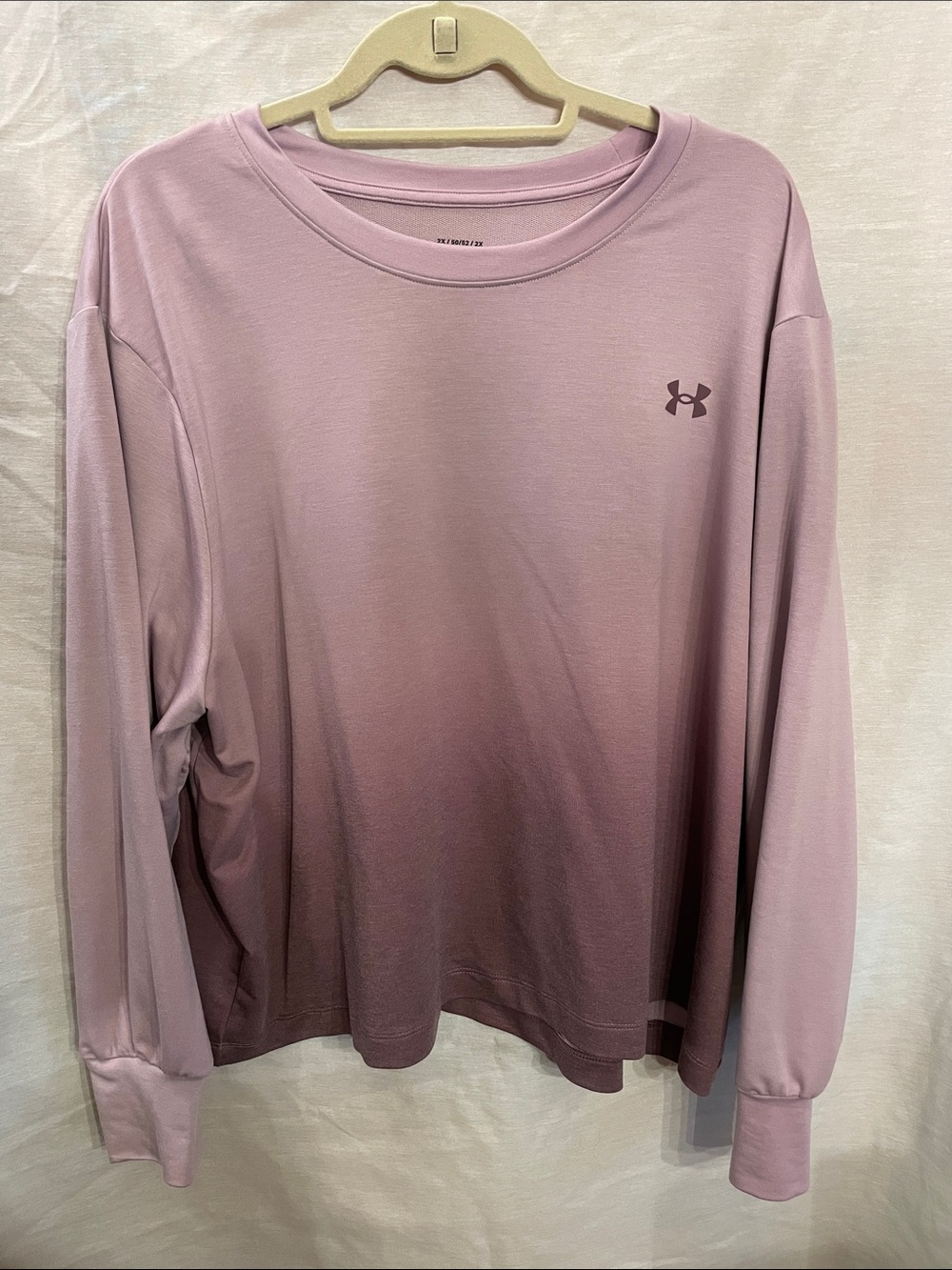 Under Armour Women's Long Sleeve Lightweight Sweatshirt - Light -Purple Ombre
